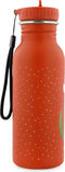 Trixie Drinkfles - Mr. Parrot - RVS Waterfles voor kinderen - 500ml - Lekvrije Fles - Rood