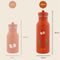 Trixie Drinkfles - Mr. Parrot - RVS Waterfles voor kinderen - 500ml - Lekvrije Fles - Rood