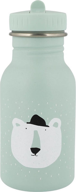 Trixie Drinkfles - Mr. Polar Bear - RVS Waterfles voor kinderen - 350ml - Lekvrije Fles - Groen
