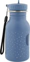 Trixie Drinkfles - Mrs. Elephant - RVS Waterfles voor kinderen - 350ml - Lekvrije Fles - Blauw