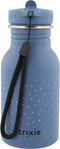 Trixie Drinkfles - Mrs. Elephant - RVS Waterfles voor kinderen - 350ml - Lekvrije Fles - Blauw