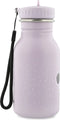 Trixie Drinkfles - Mrs. Mouse - RVS Waterfles voor kinderen - 350ml - Lekvrije Fles - Violet
