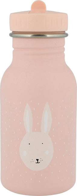 Trixie Drinkfles - Mrs. Rabbit - RVS Waterfles voor kinderen - 350ml - Lekvrije Fles - Roze