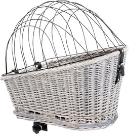 Trixie - Fietsmand - Bagagedrager - Met Rooster - Grijs - 55X35X49 CM