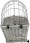 Trixie - Fietsmand - Bagagedrager - Met Rooster - Grijs - 55X35X49 CM