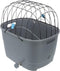 Trixie fietsmand voor bagagedrager met draadkoepel kunststof grijs - Default Title