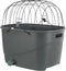 Trixie fietsmand voor bagagedrager met draadkoepel kunststof grijs - Default Title