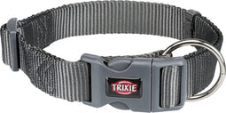 Trixie - Halsband - Hond - Premium - Grafiet Grijs - 40-65X2,5 CM