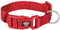Trixie halsband hond premium rood 35-55X2 CM