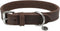 Trixie Halsband Hond Rustic Vetleer Donkerbruin