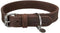 Trixie Halsband Hond Rustic Vetleer Donkerbruin