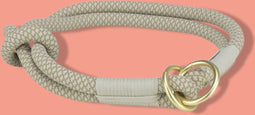 Trixie - Halsband Hond Soft Half-Slip Grijs Lichtgrijs