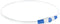 Trixie - Halsband Usb Flash Light Lichtgevend Oplaadbaar Tpu Blauw