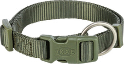 Trixie halsband voor hond premium olijfgroen 40-65x2,5 cm