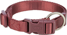 Trixie halsband voor hond premium sangria rood 40-65x2,5 cm