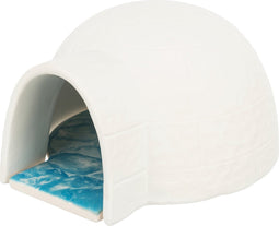 Trixie Hamster Iglo Met Koelplaat - Verkoeling Knaagdieren - Keramiek Wit - 15x13x9 cm