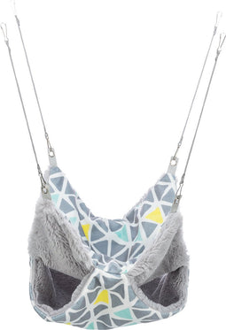 Trixie - Hangmat Sunny - Met 2 Verdiepingen - Voor Grote Hamsters En Degoes - Pluche - 30X30 CM