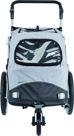 Trixie - Hondenfietskar - Opvouwbaar - Grijs - 90 x 63 x 95 cm