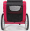 Trixie Hondenfietskar - Zwart Rood - L - <30 kg - 72x86x80/145 cm