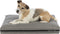 Trixie - Hondenkussen - Hondenmatras Citystyle - Hoekig - Home Edition - Lichtgrijs - 90X70 cm