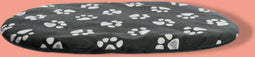 Trixie - Hondenkussen Jimmy Ovaal Zwart Met Pootprint