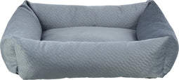 Trixie - Hondenmand Alena - Hoekig - Blauw/Grijs - 80X60 cm
