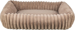 Trixie hondenmand lonni ribfluweel hoekig lichtbruin 100x70 cm