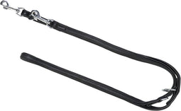 Trixie hondenriem politielijn active comfort leer zwart - Default Title