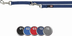 Trixie hondenriem premium verstelbaar zwart - 300X2,5 CM