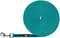 Trixie hondenriem sleeplijn met rubber turquoise - 10 MTR X 1,5 CM