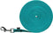 Trixie hondenriem sleeplijn met rubber turquoise - 10 MTR X 1,5 CM