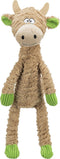 Trixie - Hondenspeelgoed - Koe - Pluche - Touw - 50 cm