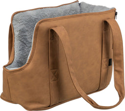 Trixie Hondentas Evelyn - Hondendraagtas - 40x30x20 cm Bruin Grijs