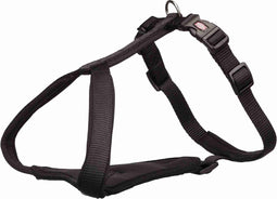 Trixie hondentuig premium y-tuig zwart (33-42X1 CM)
