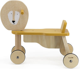 Trixie Houten Fiets met 4 wielen - Mr. Fox - Loopfiets voor Peuter - FSC Hout - Stimuleert Balans en Grove Motoriek