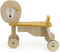 Trixie Houten Fiets met 4 wielen - Mr. Fox - Loopfiets voor Peuter - FSC Hout - Stimuleert Balans en Grove Motoriek