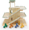 Trixie Houten Garage met accessoires - Educatief speelgoed - Houten speelgoed - Pretend play - Motoriek