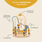 Trixie Houten Kralenframe - Houten Bead Maze - Educatief speelgoed - Voor Jongens & Meisjes