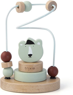 Trixie Houten Kralenframe - Mr. Polar Bear - Houten Bead Maze - Educatief speelgoed - Voor Jongens & Meisjes