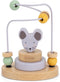 Trixie Houten Kralenframe - Mrs. Mouse- Houten Bead Maze - Educatief speelgoed - Voor Jongens & Meisjes - Muis