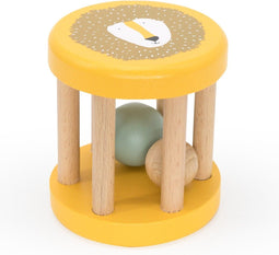 Trixie Houten Rollende Rammelaar - Mr. Lion - Eerste speelgoed baby - Kraamcadeau - Voor Jongens & Meisjes