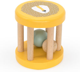 Trixie Houten Ronde Rammelaar - Mr. Lion- Eerste speelgoed baby - Kraamcadeau - Voor Jongens & Meisjes