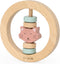Trixie Houten Ronde Rammelaar - Mrs. Cat - Eerste speelgoed baby - Kraamcadeau - Voor Jongens & Meisjes
