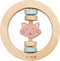 Trixie Houten Ronde Rammelaar - Mrs. Cat - Eerste speelgoed baby - Kraamcadeau - Voor Jongens & Meisjes