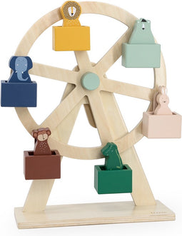 Trixie Houten Speelgoed Reuzenrad - Met 6 dieren - Voor Kinderen - Vanaf 1,5 jaar - Voor Jongens en Meisjes - FSC