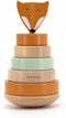 Trixie Houten Stapeltoren - Mr. Fox - Houten stacking toy - Educatief speelgoed - Voor Jongens & Meisjes - Vos