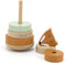 Trixie Houten Stapeltoren - Mr. Fox - Houten stacking toy - Educatief speelgoed - Voor Jongens & Meisjes - Vos
