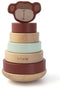 Trixie Houten Stapeltoren - Mr. Fox - Houten stacking toy - Educatief speelgoed - Voor Jongens & Meisjes - Vos