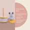 Trixie Houten Stapeltoren - Mrs. Mouse - Houten stacking toy - Educatief speelgoed - Voor Jongens & Meisjes - Muis