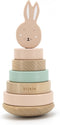 Trixie Houten Stapeltoren - Mrs. Rabbit - Houten stacking toy - Educatief speelgoed - Voor Jongens & Meisjes - Roze